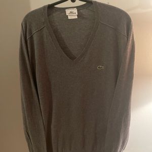Men’s V-neck Lacoste sweater